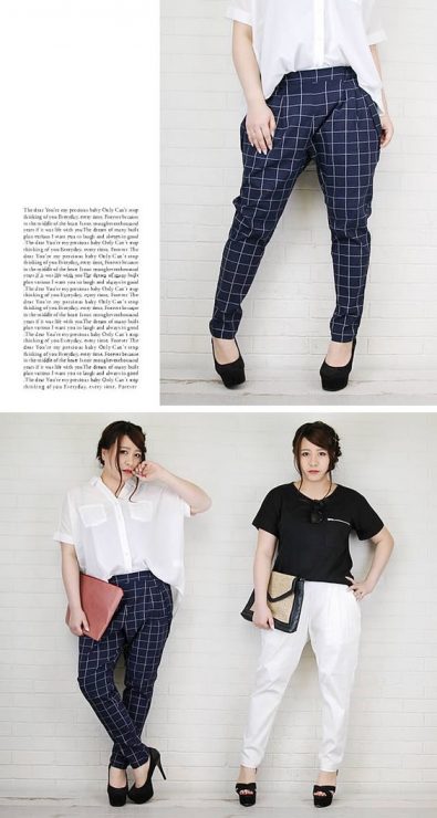 胖女穿搭　肉肉女穿搭